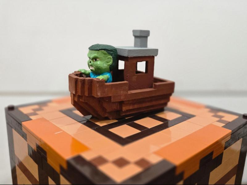 Minecraft Benchy Jockey
