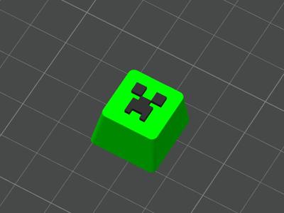 Keycap - Minecraft Creeper