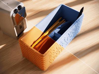 Inflated Desk Organizer