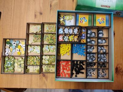 Ark Nova Laser Cut Insert, additional tray insert