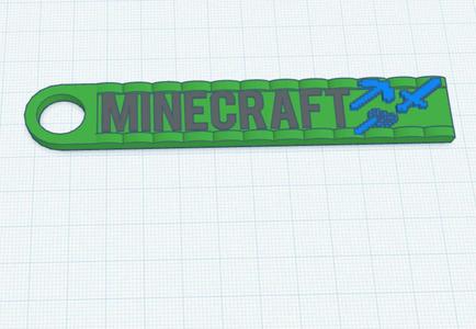minecraft keychain   