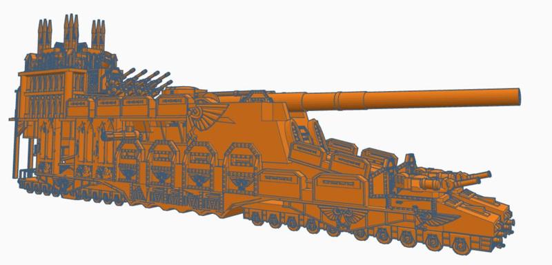 Epic 6mm Krieg Railway Gun