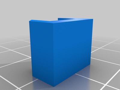 Glasbetthalter / glass bed holder