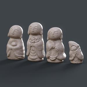 お地蔵さん(Ojizo-Sama), Ksitigarbha, 地藏 statue