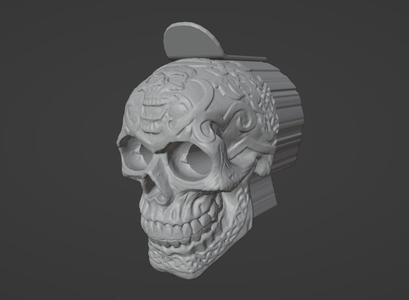 Celtic Skull Headphone Hanger