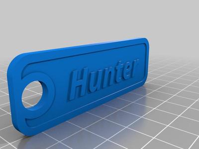 Hunter Keychain
