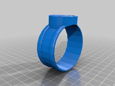 White lantern ring