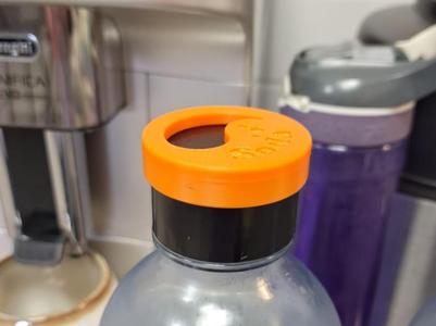 Soda stream cap marker