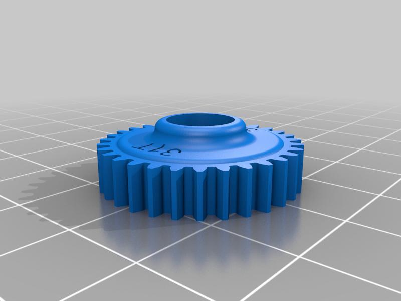 E Revo Spur Gear 1 16 31t & 33t 32p m3