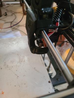 Thicker fan duct