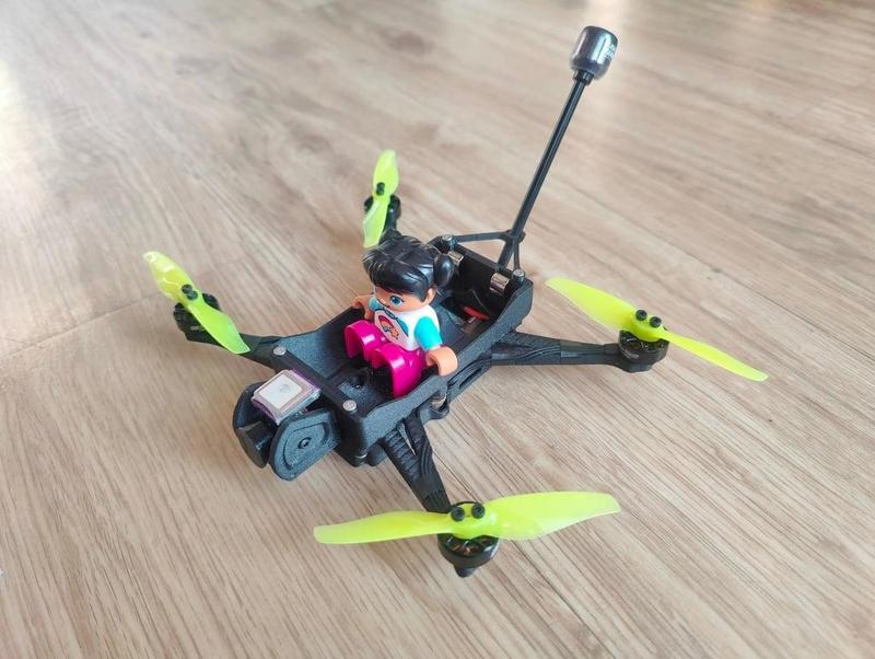 Mini Fatty Long Range Drone 2x 21700 Li-ion battery - HD ready