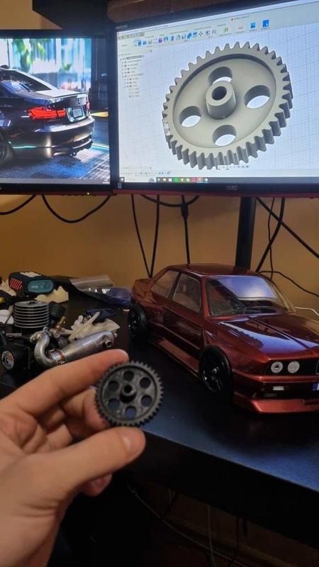 Carson cv10 gear 500105121 for RC 1/10 fuel model my RC drift custom M3 E30