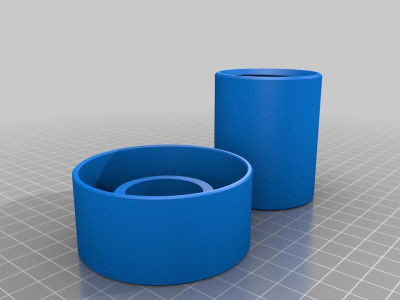 Geocaching Deckel für 60mm Rohr