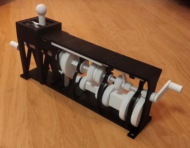 Manual 5 speed gearbox with reverse