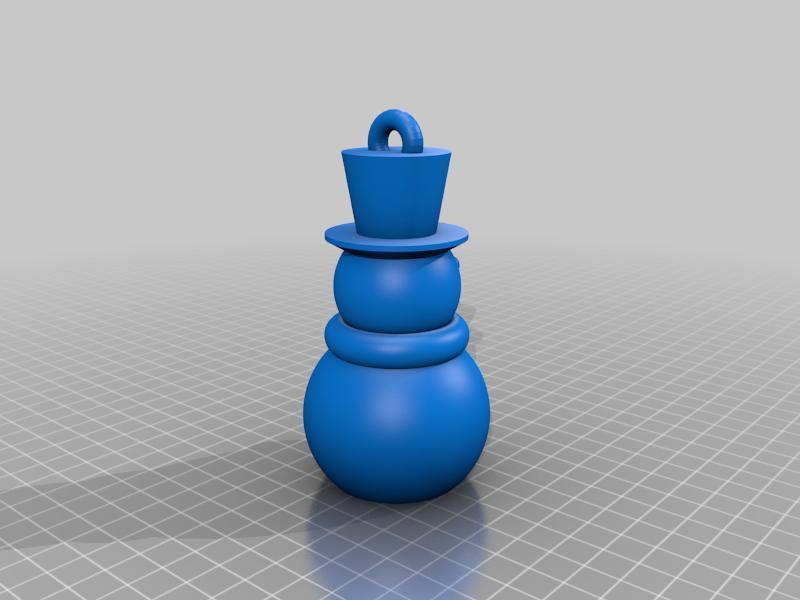 Simple Snowman With Hoop