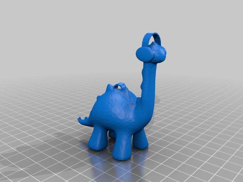 DJ Dino/ Headphone Dino- Keychain 