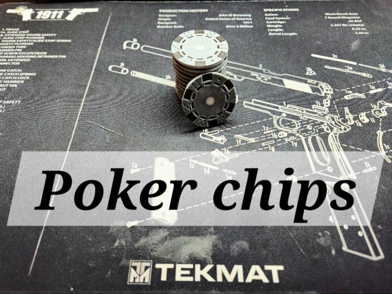 Magnetic poker chips (no AMS)