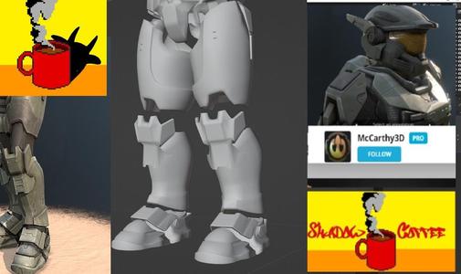 Halo Spartan Legs MKV - Halo Reach