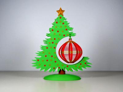 Christmas Bauble Display Tree