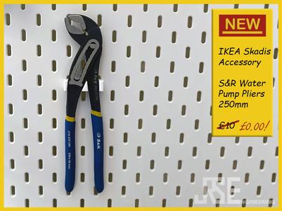 Ikea Skadis S&R Water Pump Pliers 250mm Holder