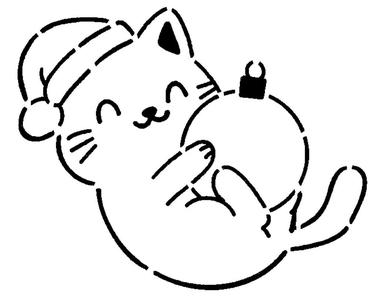 Cat stencil 4