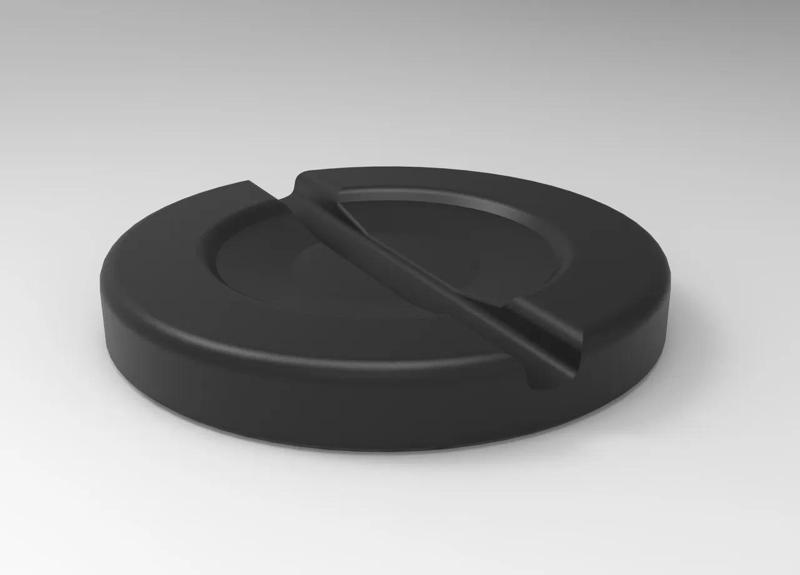 TPU 91mm x 12.7mm Saddle Pad for 3 ton Pittsburgh low profile floor jack   