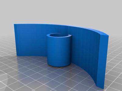 Headset holder for PVC pipe