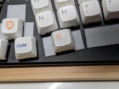 Cherry MX Hole Cover (0.5U Right)