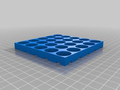 5x5 18650 holder (5 and 7mm strips)