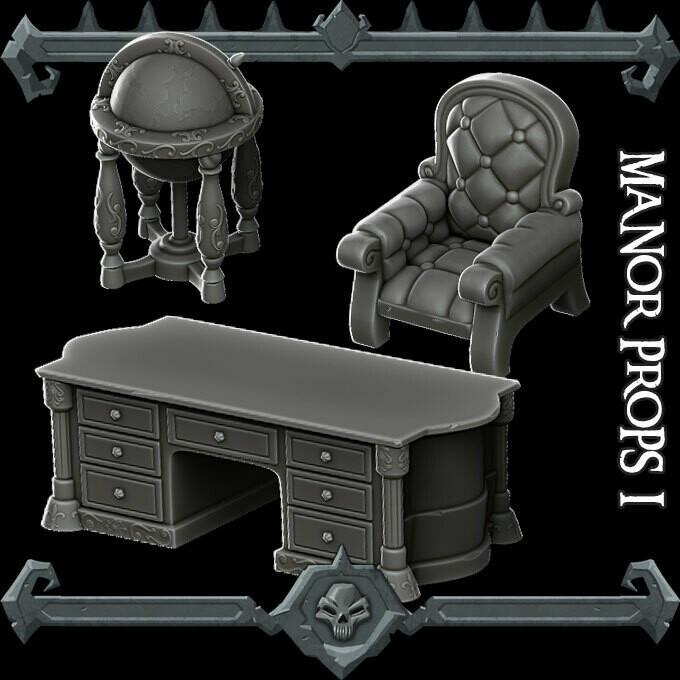 Gothic City: Manor Props I