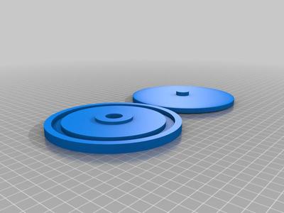 Swivel plate for spool