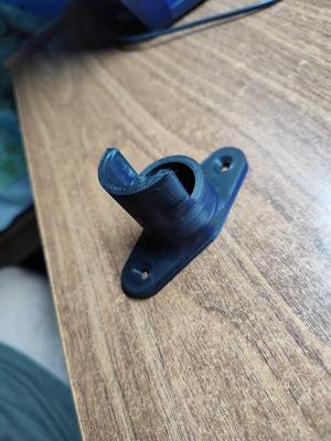 Shower curtain rod holder / Soporte de caño de cortina para ducha