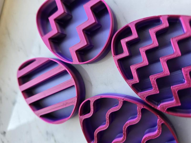 Easter Eggs Fill Shape Stamp Playdoh Sensory Play