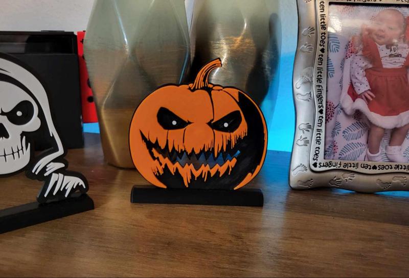 Halloween Decor | Pumpkin Head