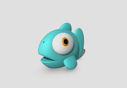 Little Fish Standing   