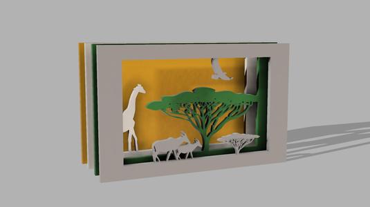 Tunnel Book - Africa