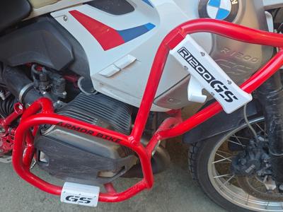 BMW R1200 GS slider for crash bars (with hook)