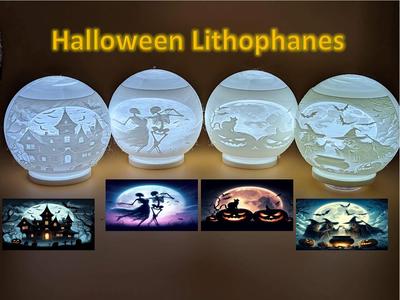 Halloween Tealight Lithophane Collection
