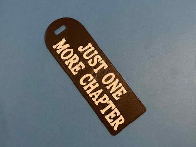 Just One More Chapter Bookmark