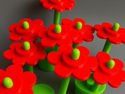 Brick Flowers | Valentines