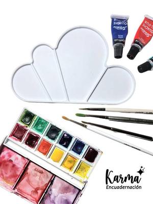 Paleta para acuarela  Paint Palette watercolor