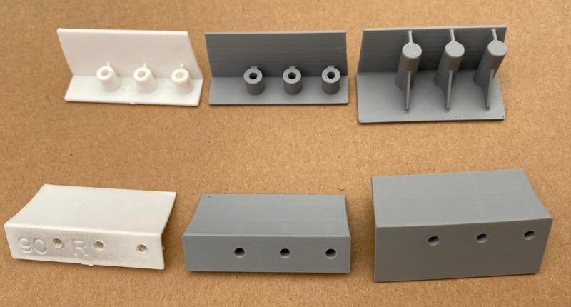 Eurofighter Typhoon RC Airplane Motor Mounts Freewing 90mm EDF 