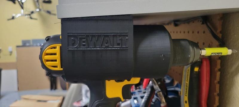 DeWalt drill and hammer drill driver holder - slanted