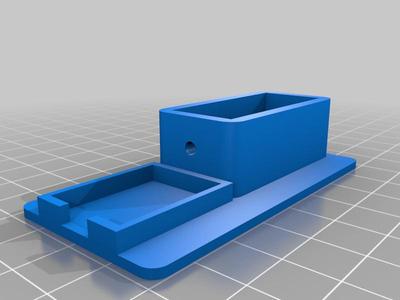 CR123A battery holder and switch bracket