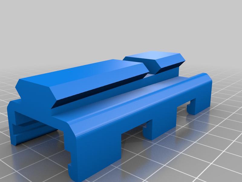 Salt blaster rail attachment