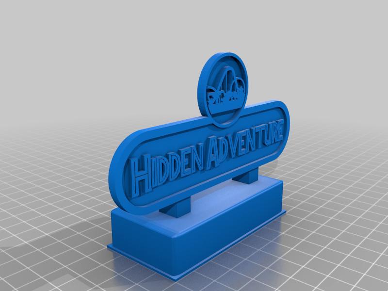 Jurassic World Camp Cretaceous  - Hidden Adventure Sign