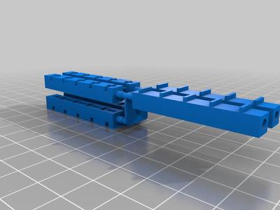 Pillars for miniature network equipment capsule toy