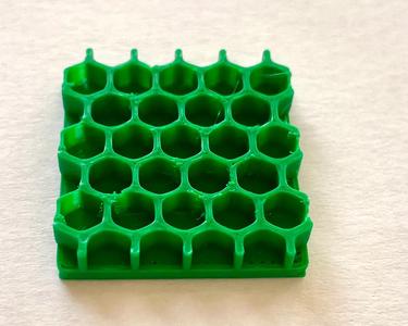 Print-in-place hexanaut cookie cutter.   