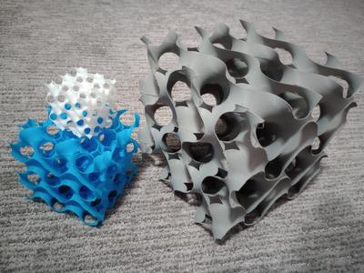 Gyroid Infill Cubes