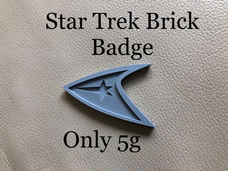 Star Trek Brick Badge